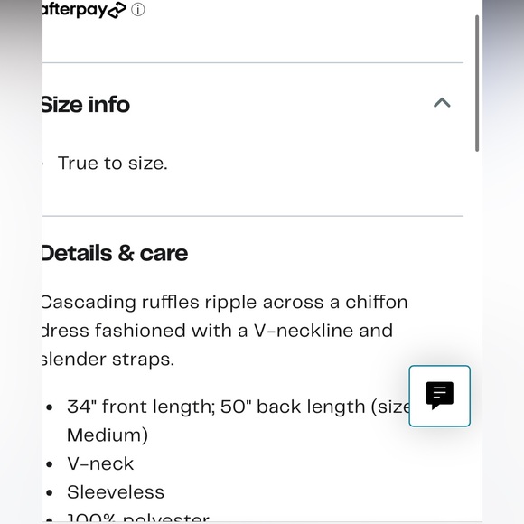 Abound cascading chiffon dress - Picture 5 of 5